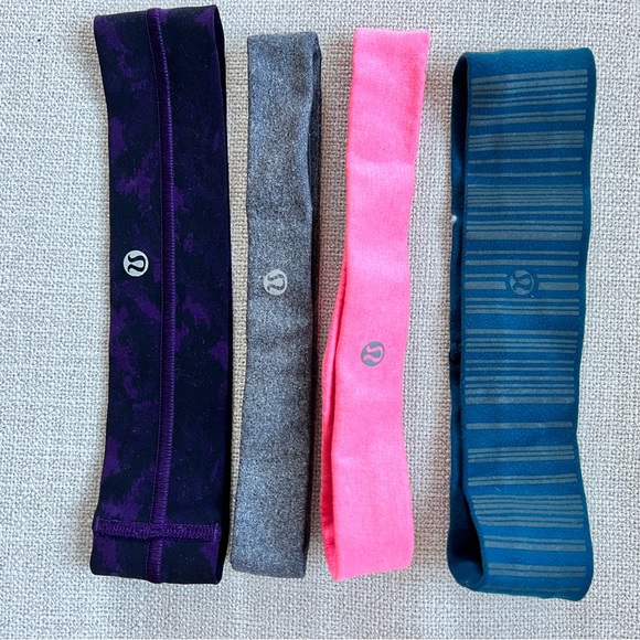 Lulu lemon headbands - set of 4 - Picture 2 of 2